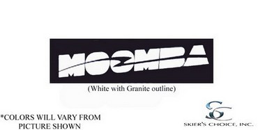 Boat, Marine Decal, Mobius (Moomba) White / Granite