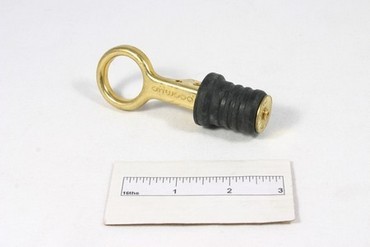 Boat, Marine Plug, Brass snap handle, 1"