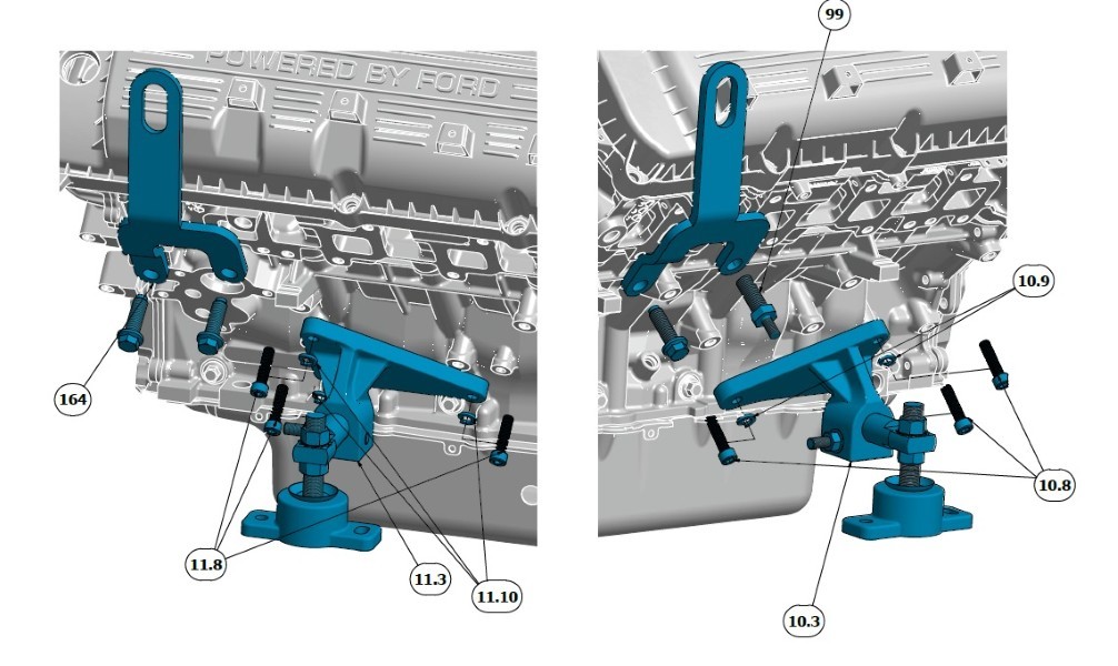 Indmar STUD GND M16-2.0, M10-1.5