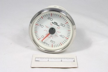 Boat, Marine Gauge, Speedo Supra White 02