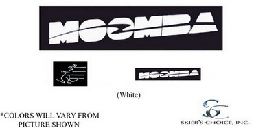 Boat, Marine Decal, Mobius (Moomba) Set, White