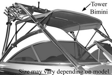 Boat, Marine Tower Bimini,XLV Taupe