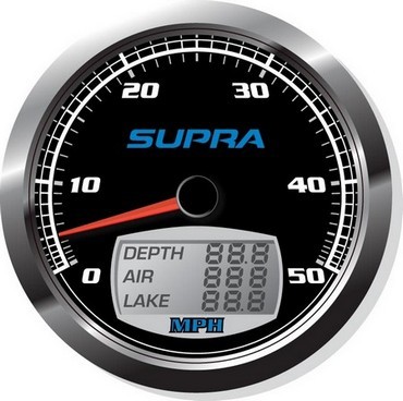 Boat, Marine Gauge, 5 Speedo w/LCD