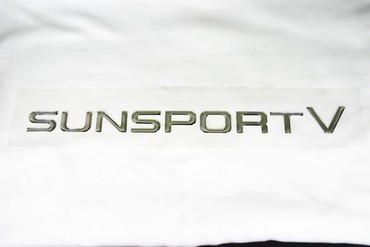 Boat, Marine Decal,Liquid Metal, Sunsport V